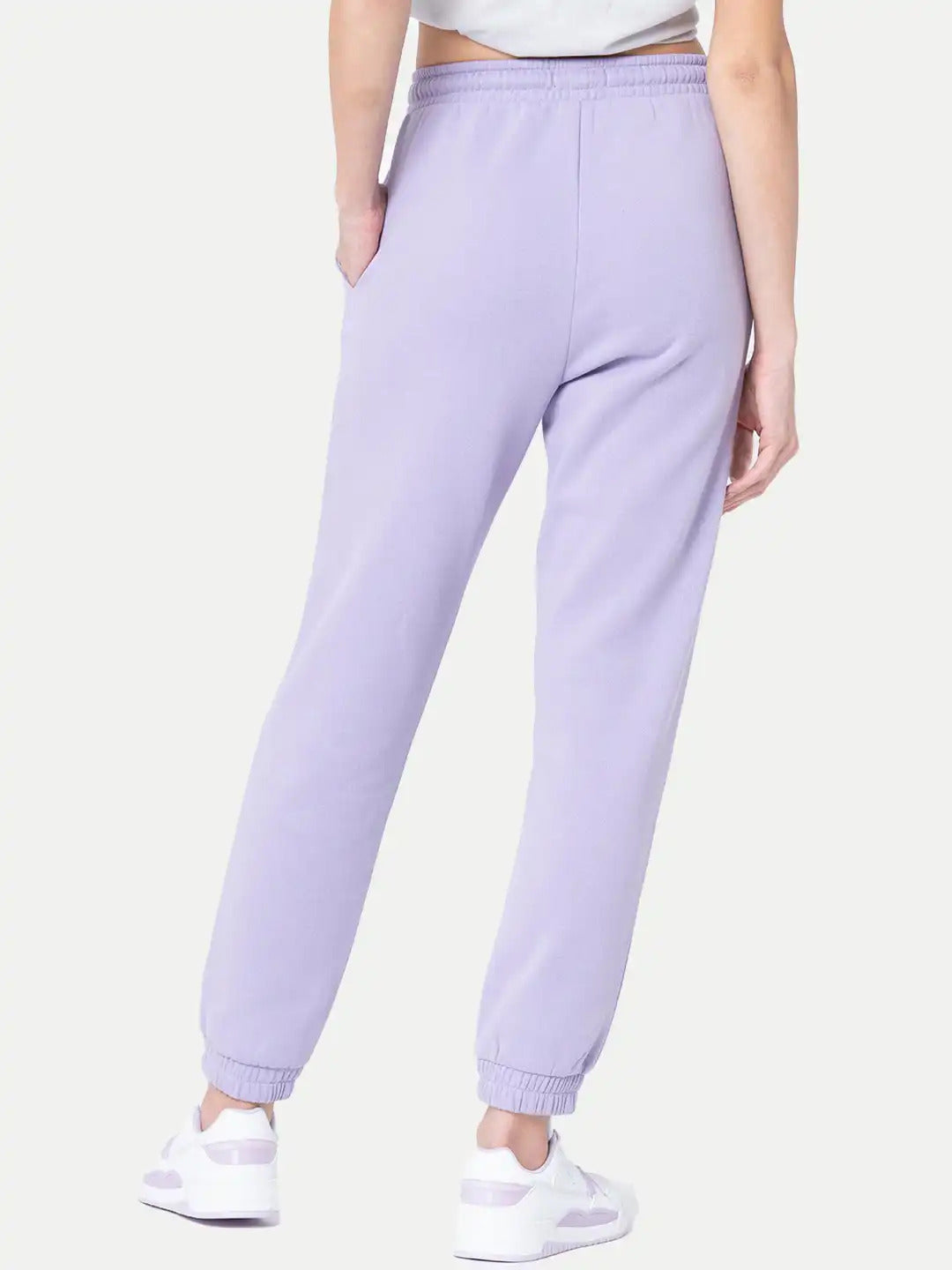 Radprix Women Lilac Solid Joggers