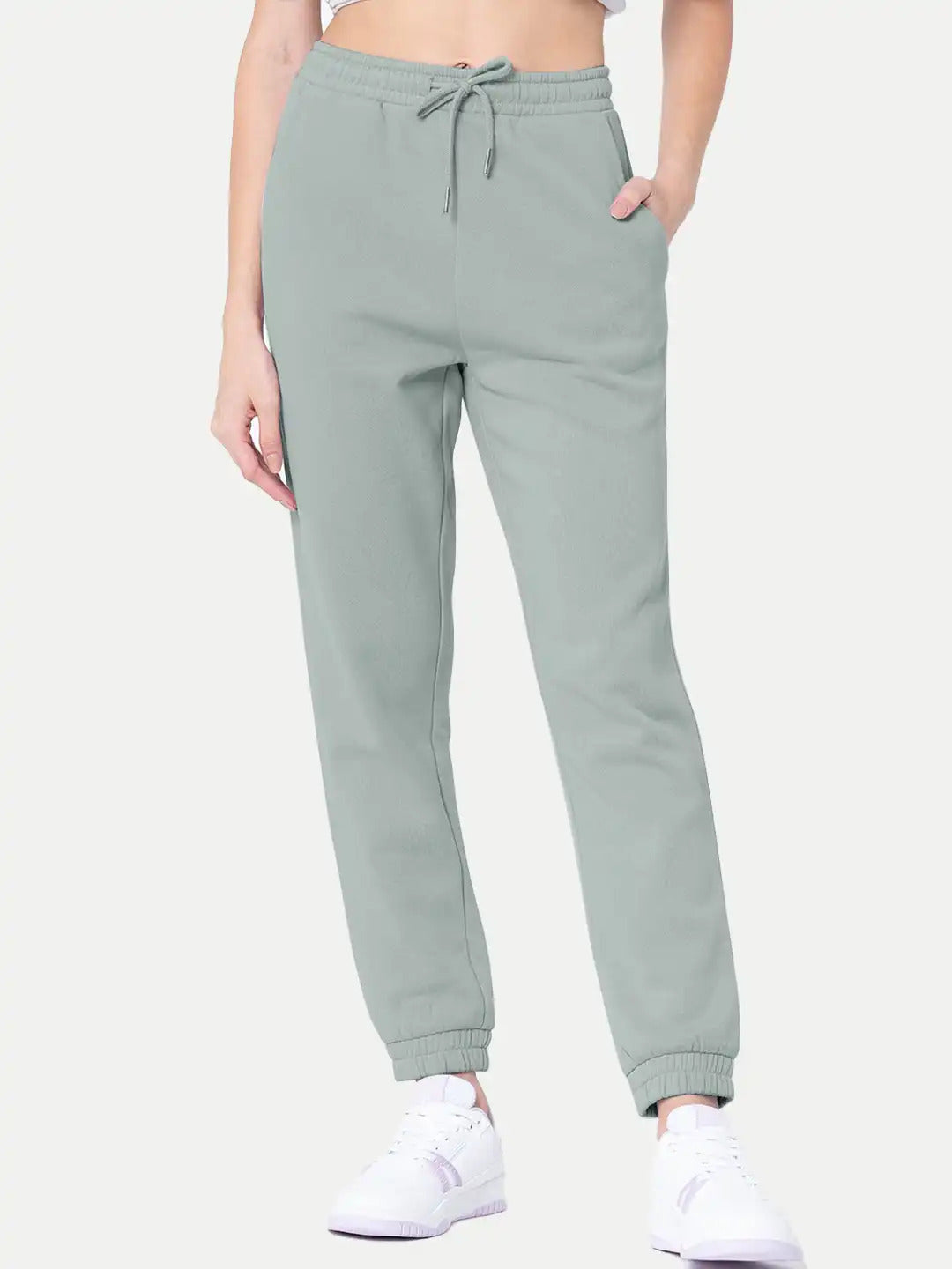 Radprix Women Grey Solid Joggers