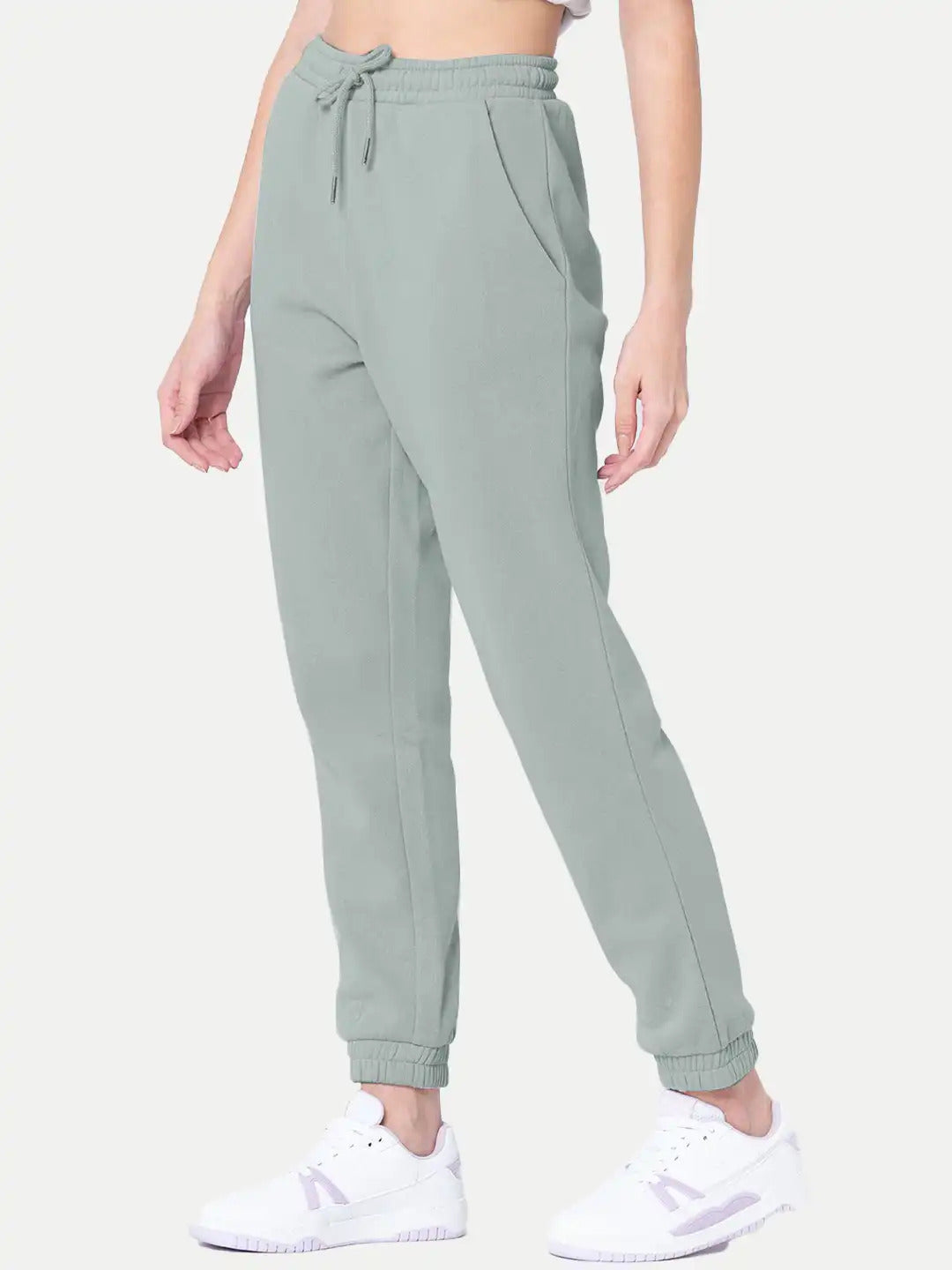 Radprix Women Grey Solid Joggers