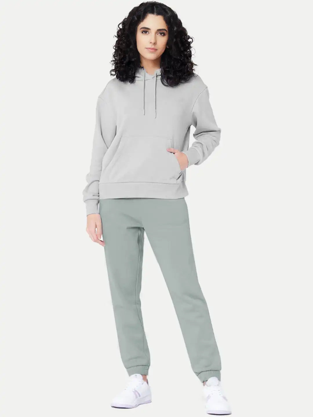 Radprix Women Grey Solid Joggers