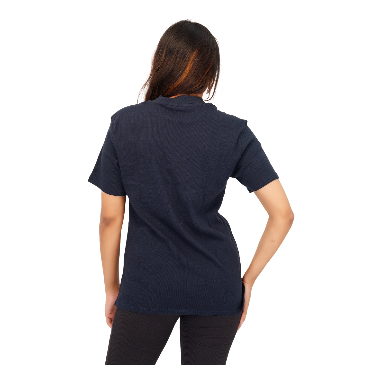 Radprix Women Navy Zipper Tees