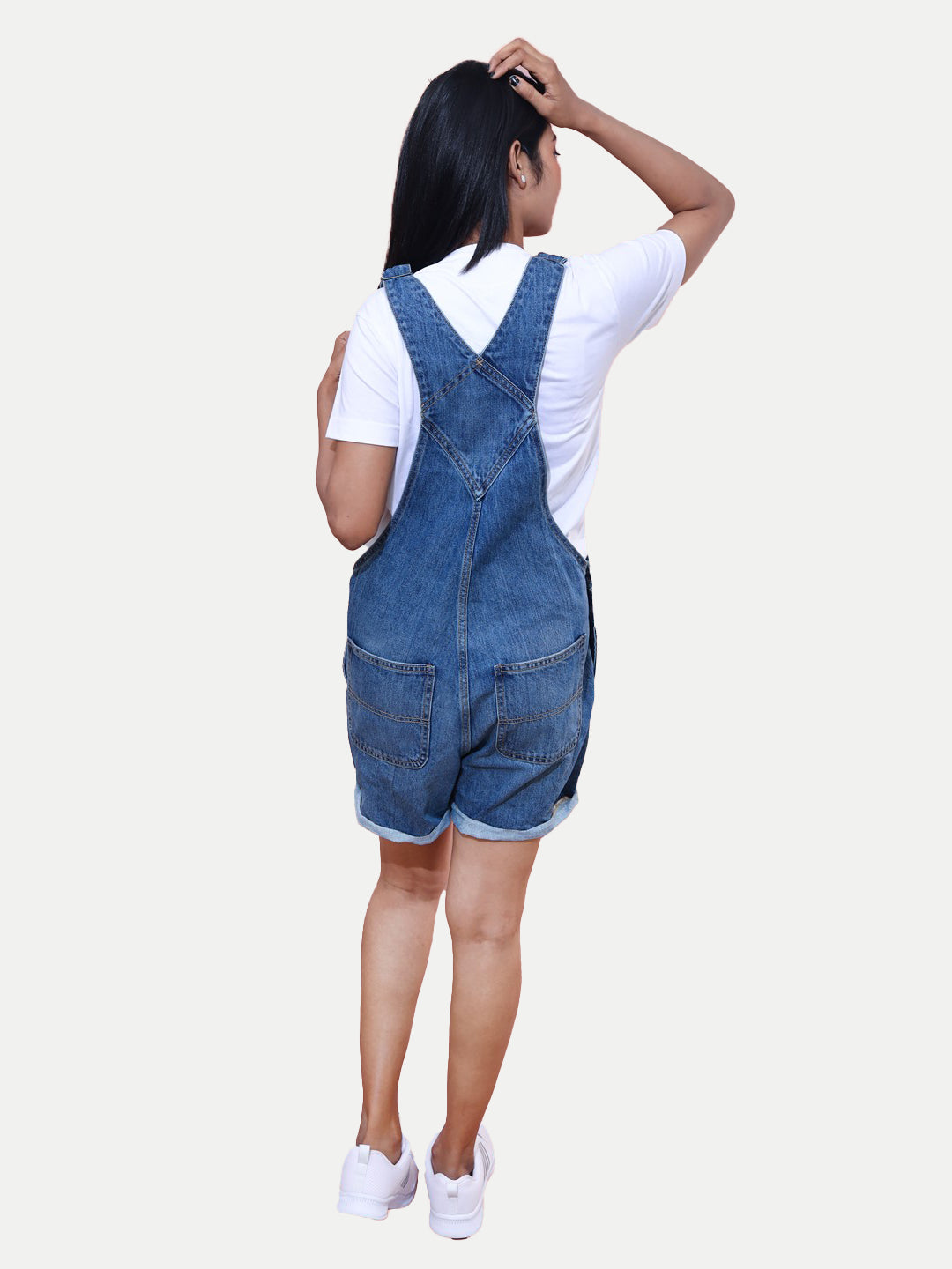 Radprix Women Blue Denim Dungarees